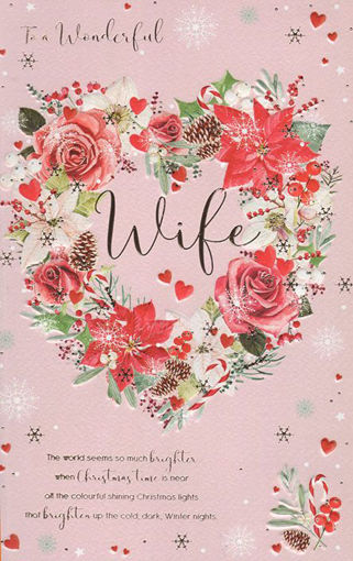 Picture of WONDERFUL WIFE CHRISTMAS CARD
